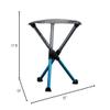 Hillsound BTR Stool for Ultralight Backpacking & Hiking, Lightweight Camping Chairs, Compact Portable Outdoor Seat, Hunting Adventures, Durable Tripod Design, Made in Korea view 3