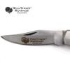 Wild Turkey Handmade Collection Folding Knife w/Leather Sheath Hunting Razor Sharp Blade view 3
