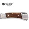 Wild Turkey Handmade Collection Folding Knife w/Leather Sheath Hunting Razor Sharp Blade view 4