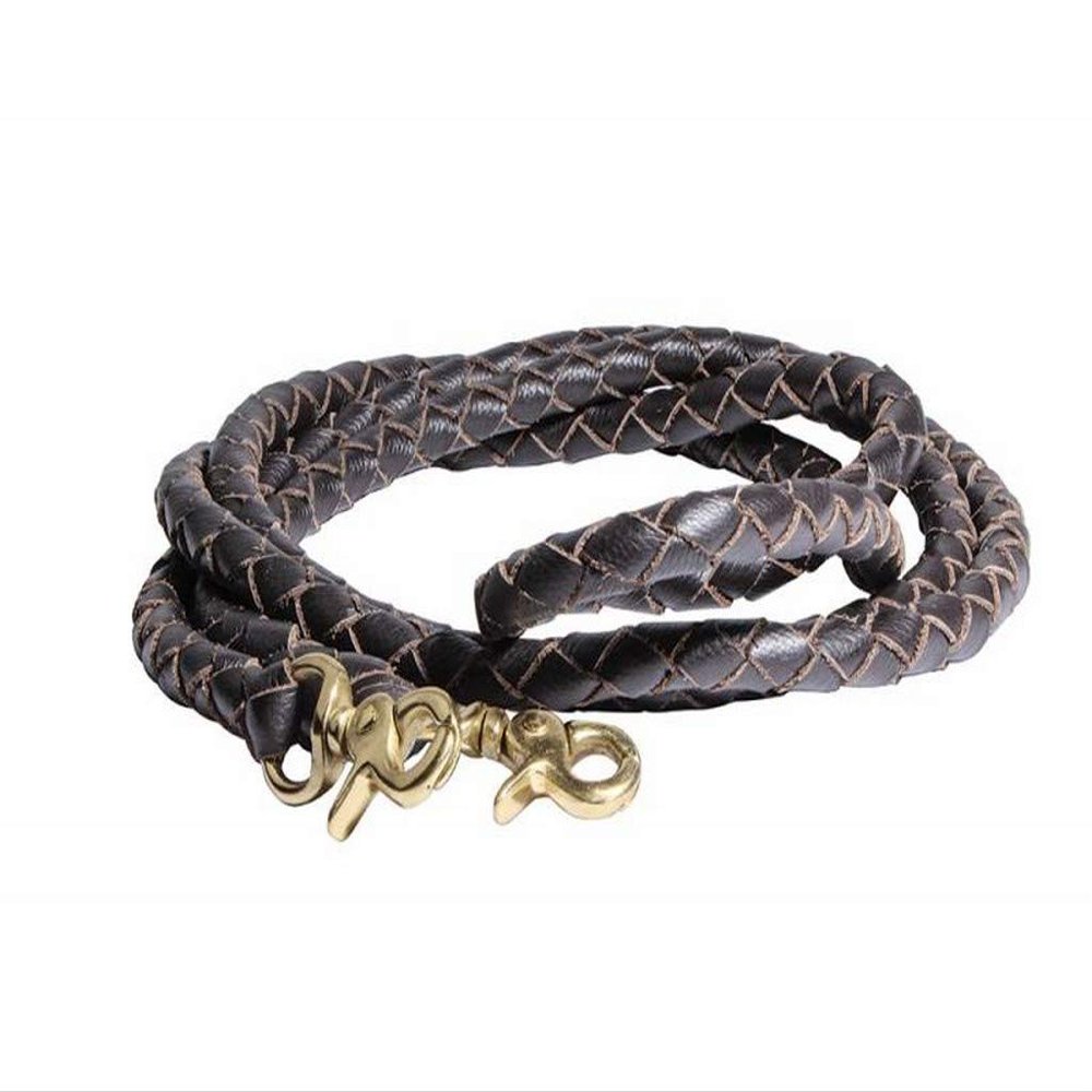 Pro Choice Collection Braided Roping Rein Brown