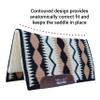 Professional's Choice Comfort-Fit SMX Air Ride Pad: Serpentine | Absorbs Shock & Improves Saddle Fit | Black view 2