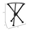 Hillsound BTR Stool for Ultralight Backpacking & Hiking, Lightweight Camping Chairs, Compact Portable Outdoor Seat, Hunting Adventures, Durable Tripod Design, Made in Korea view 3