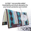 Professional's Choice Comfort-Fit SMX Air Ride Pad: Serpentine | Absorbs Shock & Improves Saddle Fit | Coffee view 3
