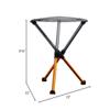 Hillsound BTR Stool for Ultralight Backpacking & Hiking, Lightweight Camping Chairs, Compact Portable Outdoor Seat, Hunting Adventures, Durable Tripod Design, Made in Korea view 3