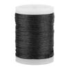 3 Colors 120m Archery Bow String Serving Thread, Strong Pull Fiber Bowstring Protector for Bows Target Outdoors Wear-Resistant(Black)
