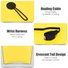 Goplus 41''/37''/33'' Lightweight Body Board for Beach, Surf Board with EPS Core, XPE Deck, HDPE Slick Bottom, Wrist Leash, Bodyboard for Kids Adults Surfing (Yellow Conch, 41 Inches) view 4