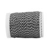 3 Colors 120m Archery Bow String Serving Thread, Strong Pull Fiber Bowstring Protector for Bows Target Outdoors Wear-Resistant(Black+White) view 3
