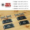 Forster Co-Ax Single Stage Press LS-Small Quick Change Shellholder Jaws Assembly, Holds .312 to .375 Rim view 3