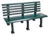 Tourna Courtside 5-Foot Deluxe Bench Heavy Duty - Green view 1