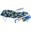 2 Tommy Bahama Backpack Beach Chairs, Aluminum, Blue/Pineapple view 4