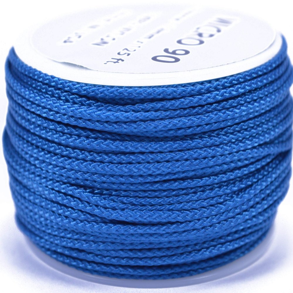 Caribbean Blue Micro Cord for Paracord - 1/16" (1.18mm) Accessory Rope - 1000 Foot Spool