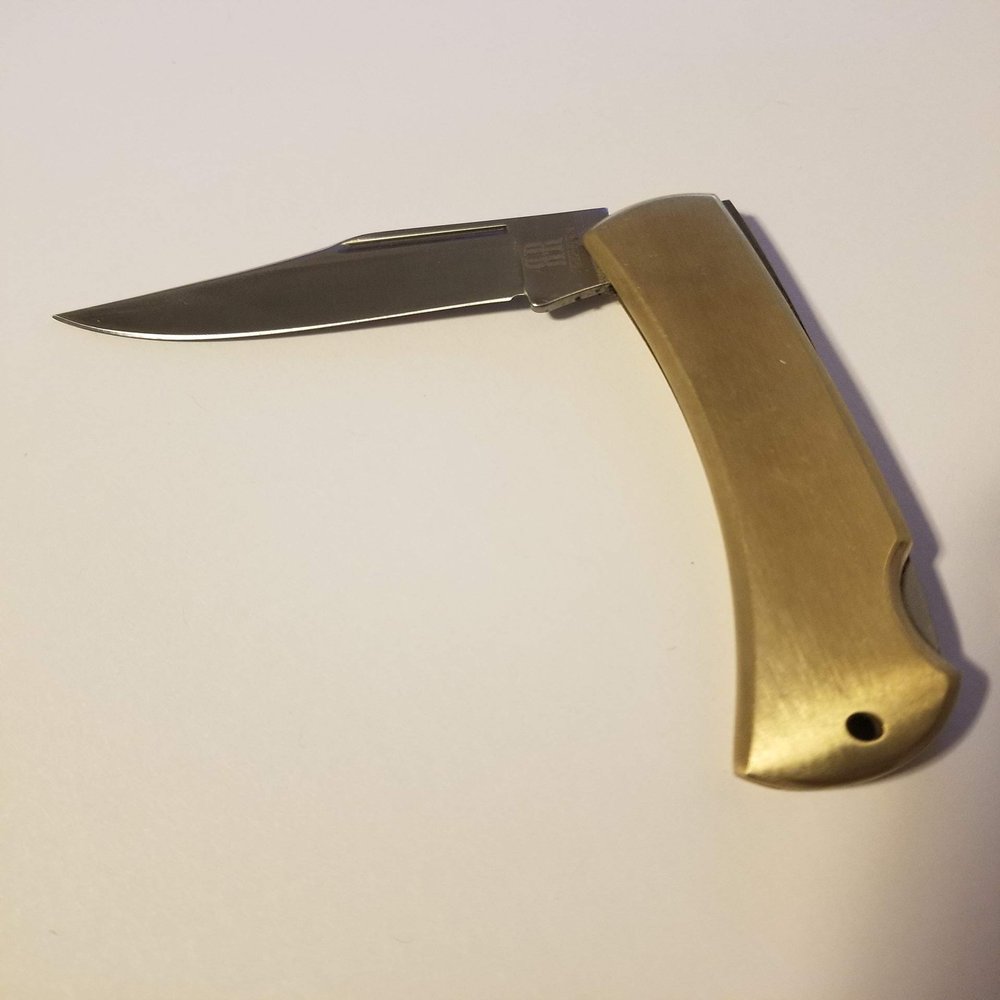 Rough Rider Brass Lockback RR1978
