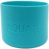 Aquatix Double Wall Insulated 32 Ounce Black Bottle with Silicon Shock Scratch and Dent Resistant Boot (Turquoise) view 2