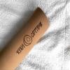 Kiwi Cotton | Cork + Natural Rubber Premium Yoga Mat & Strap | Eco Friendly | Extra Large 72" x 24" | 4mm Thickness view 1