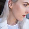 18K Gold Plated Non Pierced Opal Band Ear Cuff Gold Ear Cuffs No Piercing view 2