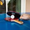 PRO-SPIN Ping Pong Paddles - High-Performance Set with Premium Table Tennis Rackets, 3-Star Ping Pong Balls, Compact Storage Case (2-Player Set, Red) view 4