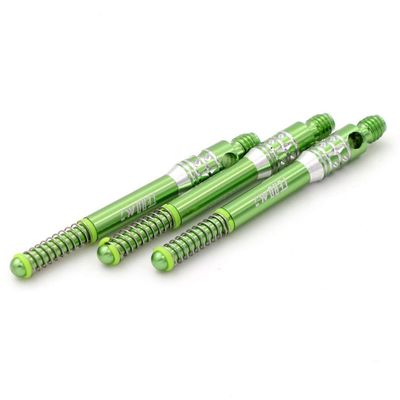 CUESOUL TERO AK7 Aluminum Dart Shafts Green Built-in Spring Telescopic for Steel Tip Darts and Soft Tip Darts,Set of 3 pcs