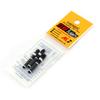 CUESOUL TERO AK7 Aluminum Dart Shafts Balck Built-in Spring Telescopic for Steel Tip Darts and Soft Tip Darts,Set of 3 pcs view 4