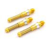 CUESOUL TERO AK7 Aluminum Size A Dart Shafts Glod Built-in Spring Telescopic for Steel Tip Darts and Soft Tip Darts,Set of 3 pcs view 2