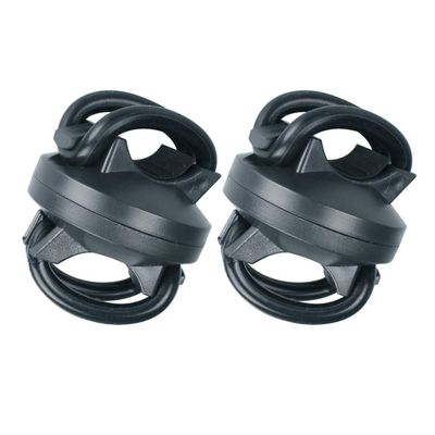 BESPORTBLE 2Pcs Universal Bike Flashlight Clamp 360 Degree Adjustable Cycling Torch Stand Handlebar Light Holder for Road Mountain Bike