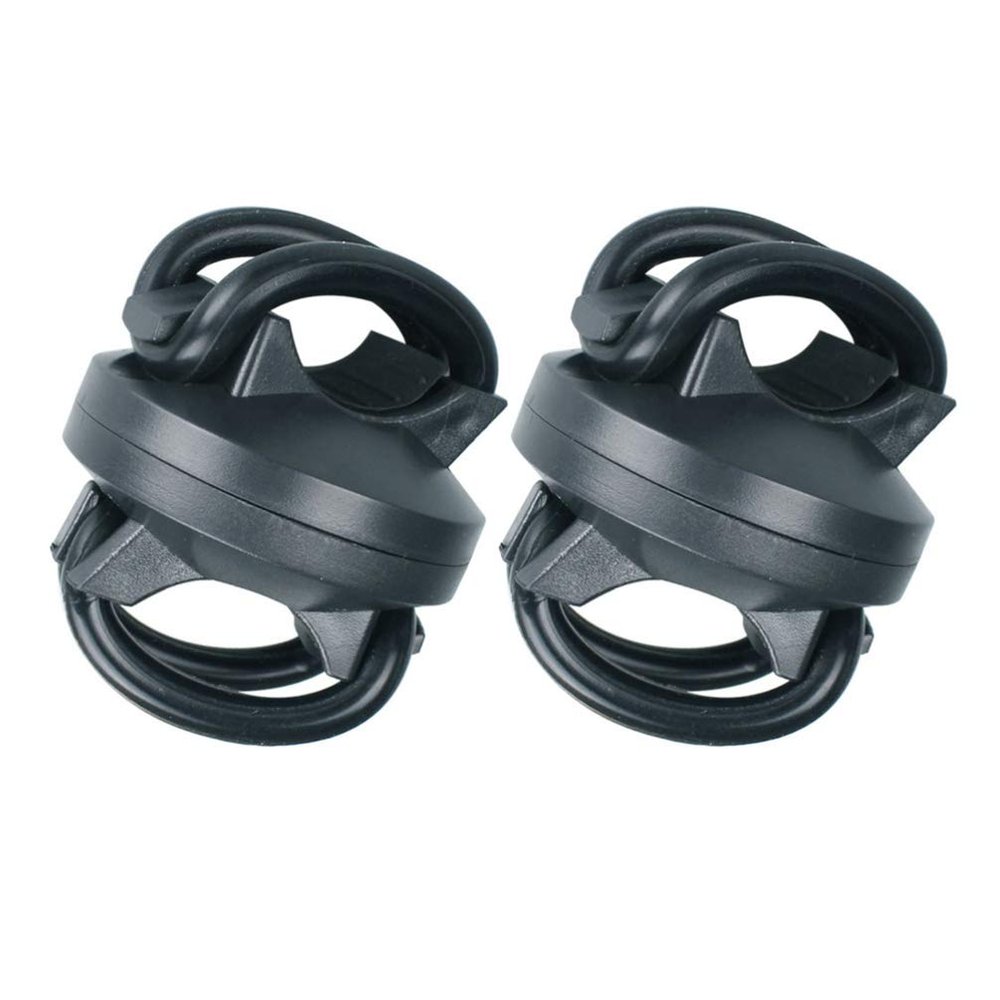 BESPORTBLE 2Pcs Universal Bike Flashlight Clamp 360 Degree Adjustable Cycling Torch Stand Handlebar Light Holder for Road Mountain Bike