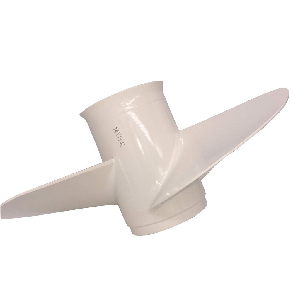 ARKDOZA 14x11 Aluminum Propeller fit Yamaha Outboard Motor 50-130 HP Reference No.6E5-45954-00-EL 15 Tooth, RH