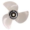ARKDOZA 14x11 Aluminum Propeller fit Yamaha Outboard Motor 50-130 HP Reference No.6E5-45954-00-EL 15 Tooth, RH view 2