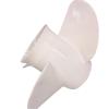 ARKDOZA 14x19 Boat Aluminum Outboard Propeller for Yamaha Engine with Rubber Hub 15 Tooth 150-250HP 3 Blade RH view 3