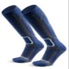 WEIERYA Merino Wool Ski Socks for Men & Women, Knee-High Winter Thermal Snowboarding Socks 2 - Pack Retro Blue Medium view 1