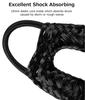 Bungee Dock Line Mooring Rope Boat Accessories Docking Lines PWC Dockline for Boats Kayak, Jet Ski, Pontoon, Canoe, Power Boat WaveRunner, 4 Pack (Black, 4-5.5) view 2