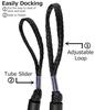Bungee Dock Line Mooring Rope Boat Accessories Docking Lines PWC Dockline for Boats Kayak, Jet Ski, Pontoon, Canoe, Power Boat WaveRunner, 4 Pack (Black, 4-5.5) view 3