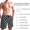 visesunny Black White Dot Men's Beach Short Swim Trunks Sports Running Bathing Suits with Mesh Lining XXL view 4