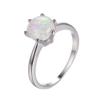 TZ Way Women's Single Diamond Six-Claw Starlight Diamond Ring 3 Carat Large Diamond Ring Wedding Engagement Ring Promise Halo Ring (9) view 1