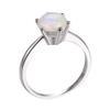 TZ Way Women's Single Diamond Six-Claw Starlight Diamond Ring 3 Carat Large Diamond Ring Wedding Engagement Ring Promise Halo Ring (9) view 2