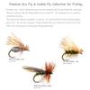 Outdoor Planet 50 Premium Fly Fishing Flies Assortment | Waterproof Fly Box | Dry, Wet, Nymphs & Caddis Flies | Trout Fishing Lure Set view 3