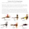 Outdoor Planet 50 Premium Fly Fishing Flies Assortment | Waterproof Fly Box | Dry, Wet, Nymphs & Caddis Flies | Trout Fishing Lure Set view 4