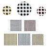 100pcs 3-9mm Fish Eyes 3D Holographic Lure Eyes Fly Tying Jigs Crafts Dolls - (Color: Silvery5mm) view 2