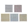 100pcs 3-9mm Fish Eyes 3D Holographic Lure Eyes Fly Tying Jigs Crafts Dolls - (Color: Silvery5mm) view 3
