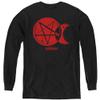 Trevco Chilling Adventures of Sabrina Dark Moon Youth Long Sleeve T Shirt, Large Black view 1