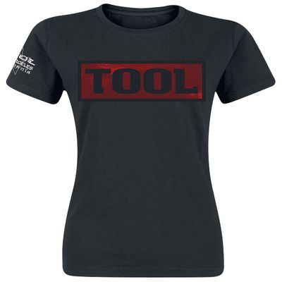 Tool Shaded Box (Back Print) Junior Top Large Black