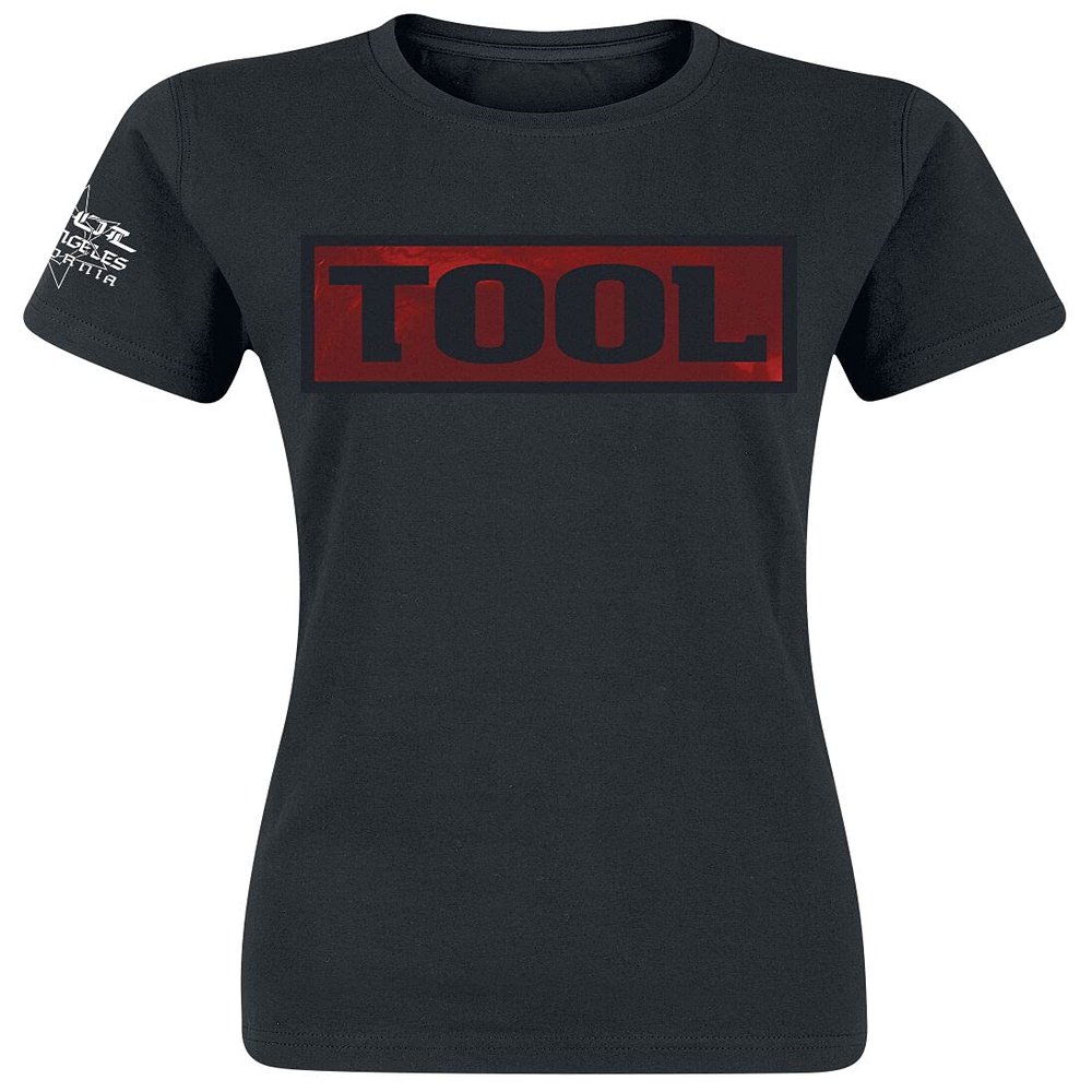 Tool Shaded Box (Back Print) Junior Top Large Black