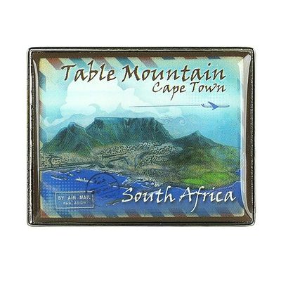 Collectible Novelty Pin for Backpack, Scarf - Made From Jeweler Class Metal - Spartan and the Green Egg Explorer Pin Series: Table Mountain, South Africa (18)