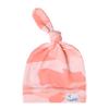 Copper Pearl Baby Beanie Hat Top Knot Stretchy Soft Remi view 1