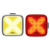 Knog Blinder Twinpack X Unisex Adult Front/Rear Light Kit, Black, One Size view 1