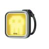 Knog Blinder Front Bike Light - 200 Lumen Rechargeable Bicycle Light - Bright LED Bike Headlight with Integrated USB Charging, 8 Light Modes, IP67 Waterproof, Fits 22-32mm Handlebars - Skull Design. view 1