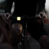 Knog Blinder Front Bike Light - 200 Lumen Rechargeable Bicycle Light - Bright LED Bike Headlight with Integrated USB Charging, 8 Light Modes, IP67 Waterproof, Fits 22-32mm Handlebars - Skull Design. view 2