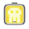 Knog Blinder Front Bike Light - 200 Lumen Rechargeable Bicycle Light - Bright LED Bike Headlight with Integrated USB Charging, 8 Light Modes, IP67 Waterproof, Fits 22-32mm Handlebars - Skull Design. view 3