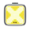 Knog Blinder Front Bike Light - 200 Lumen Rechargeable Bicycle Light - Bright LED Bike Headlight with Integrated USB Charging, 8 Light Modes, IP67 Waterproof, Fits 22-32mm Handlebars - X Design view 2