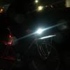 Knog Blinder Front Bike Light - 200 Lumen Rechargeable Bicycle Light - Bright LED Bike Headlight with Integrated USB Charging, 8 Light Modes, IP67 Waterproof, Fits 22-32mm Handlebars - X Design view 3