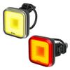 Knog Blinder Bike Light Twinpack - Bright 200/100 Lumen Bike Headlight and Tail Light Set,Waterproof Bicycle Light,USB Rechargeable,Unique Square Pattern,Long Runtime - For Road & Trail Cycling,Square view 4